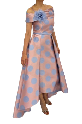 gabriela sanchez blue and gold dress Gabriela Sanchez 7776 Rosa/Azul – Sean Rayment