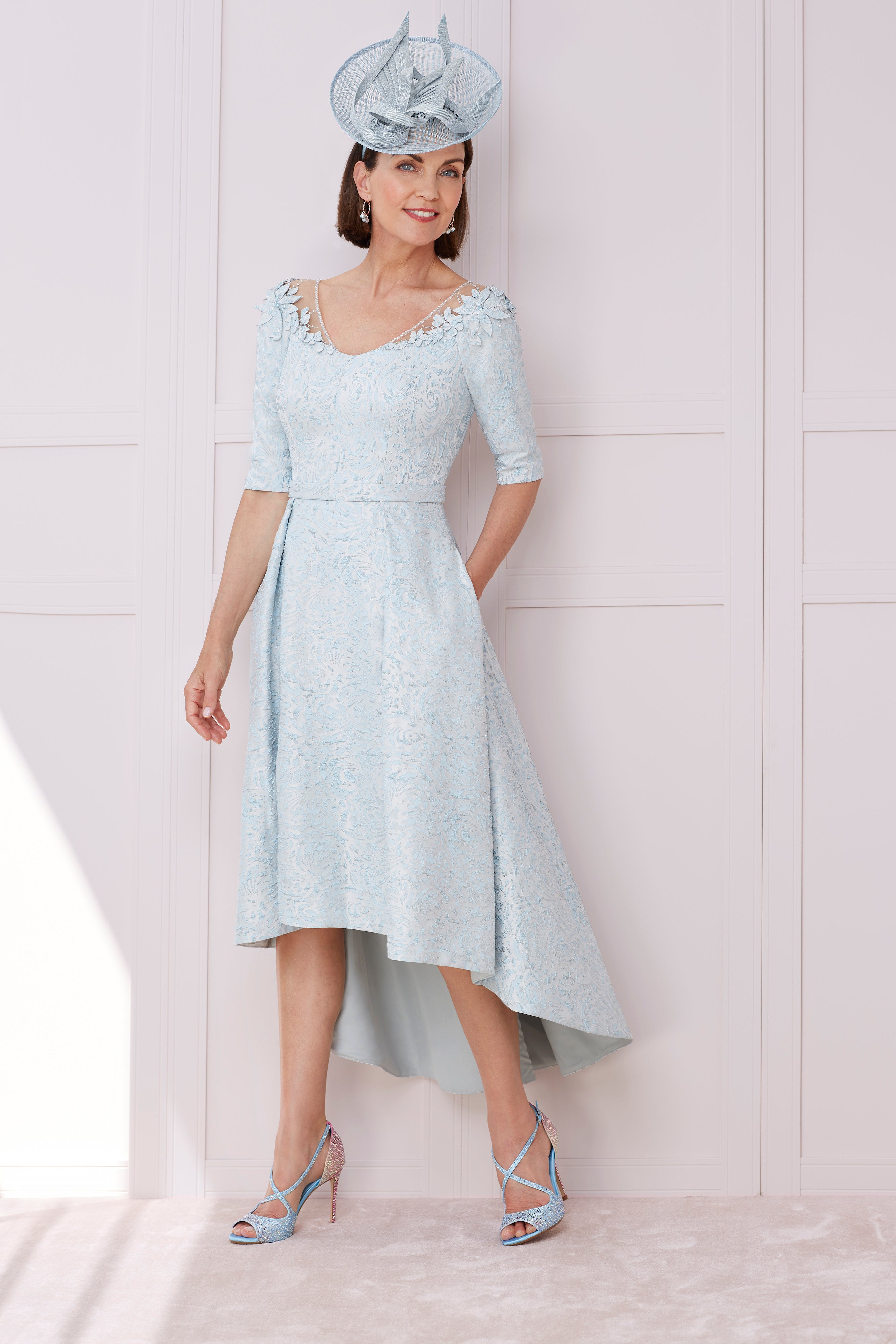 John Charles 29006 Sky Dress – Sean Rayment
