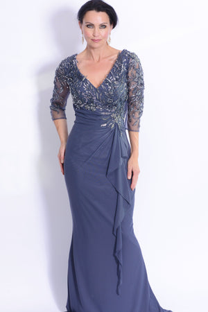 MGNY Collection by Mori Lee 72909 Charcoal
