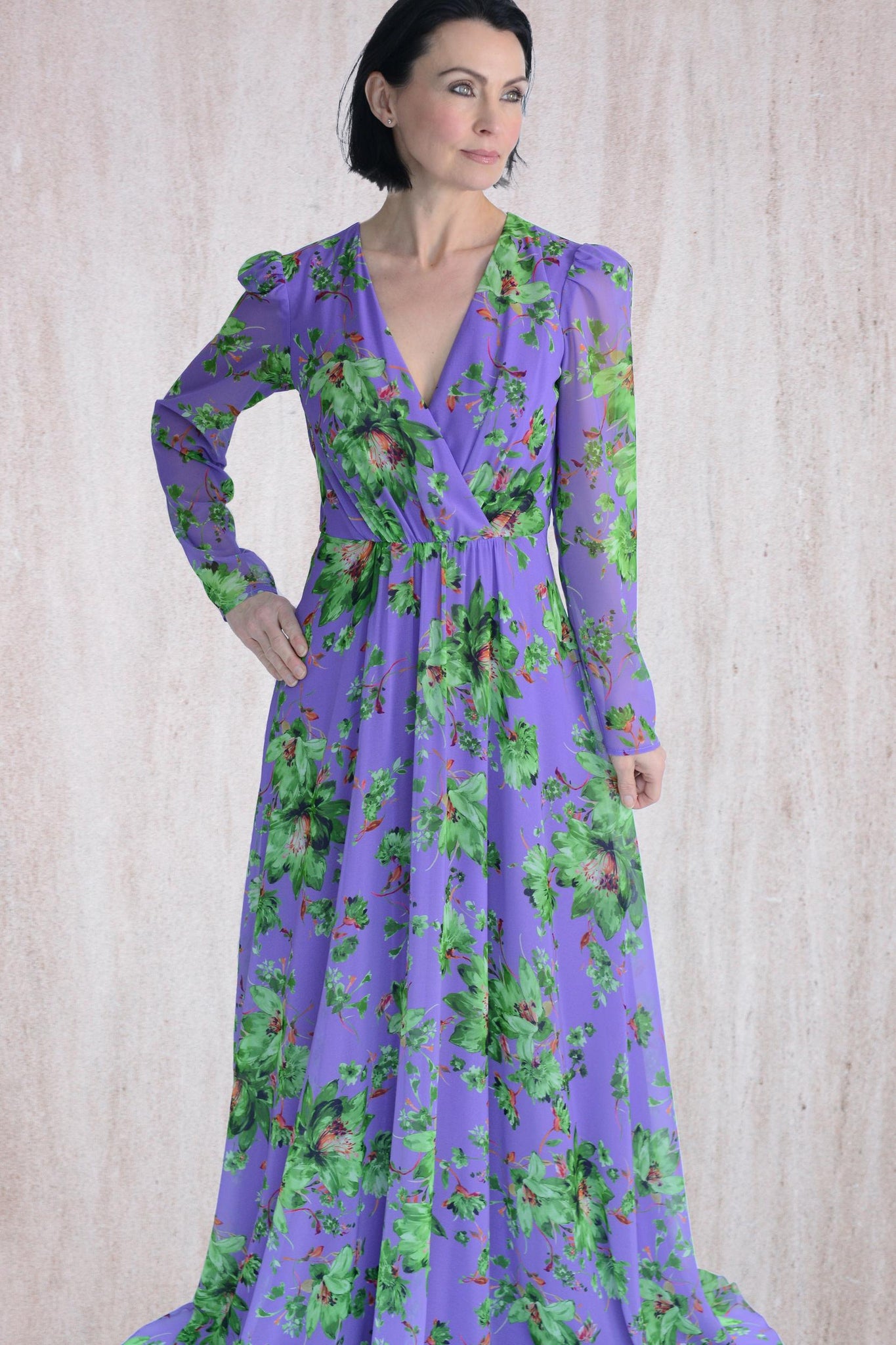 Carla Ruiz 99641 Purple Dress