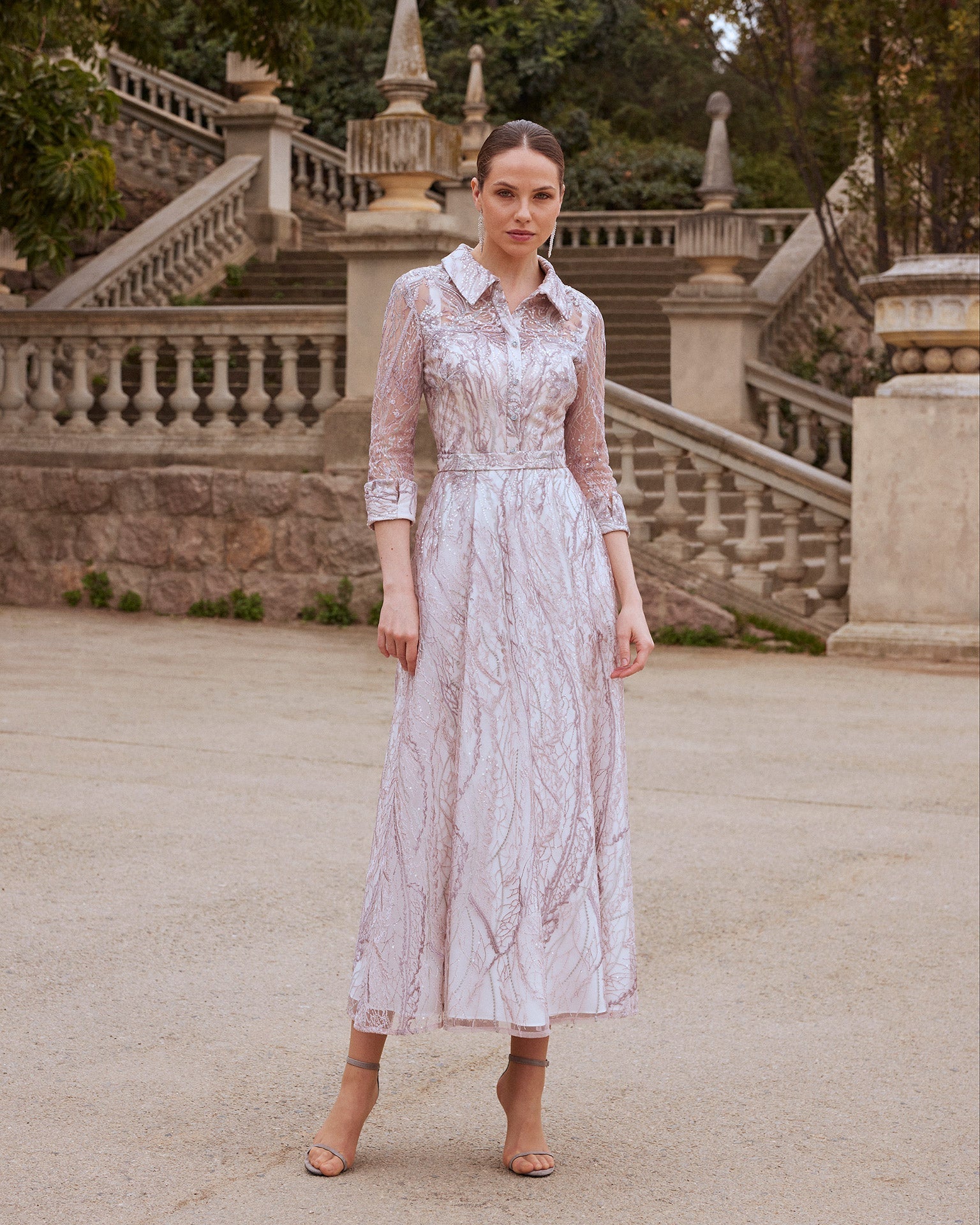 Couture Club 7G169 Pink-A-line Dress