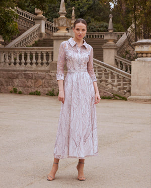 Couture Club 7G169 Pink-A-line Dress