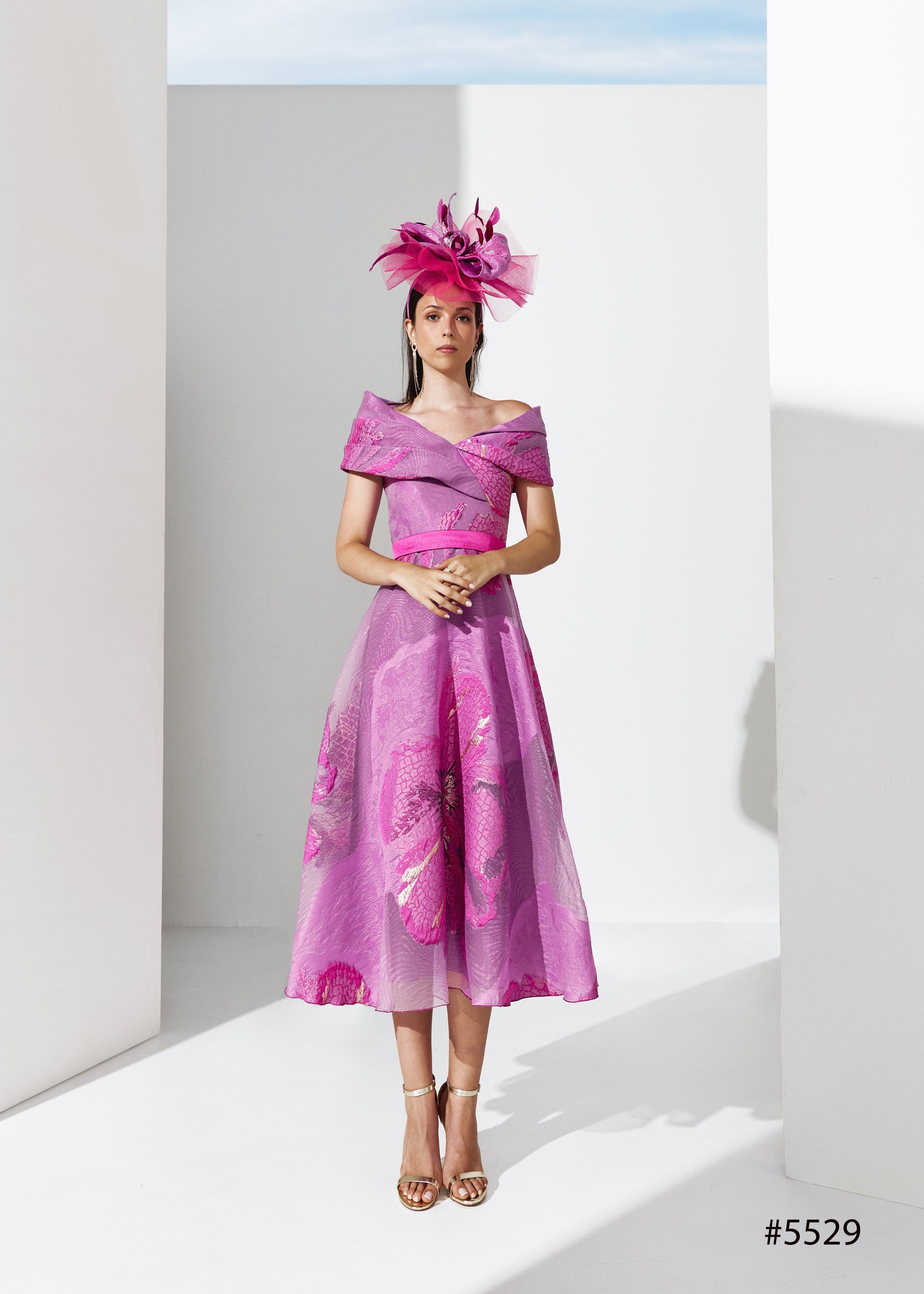 gabriela sanchez gold dress Gabriela Sanchez 7626 Beige – Sean Rayment main image 0