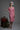 Gill Harvey 5022 B - Bubblegum v-neck lace dress with feathers - Mother of the Bride Dress | Sean Rayment Manchester