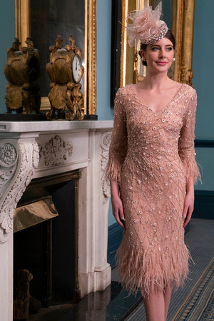 Gill Harvey 8007 Blush-Dress