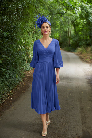 Invitations by Veni 29607 Royal Blue-A-line Dress