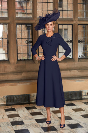 Invitations by Veni 29705 Navy-A-line Dress