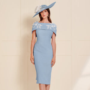 John Charles 66503 Ice Blue Dress