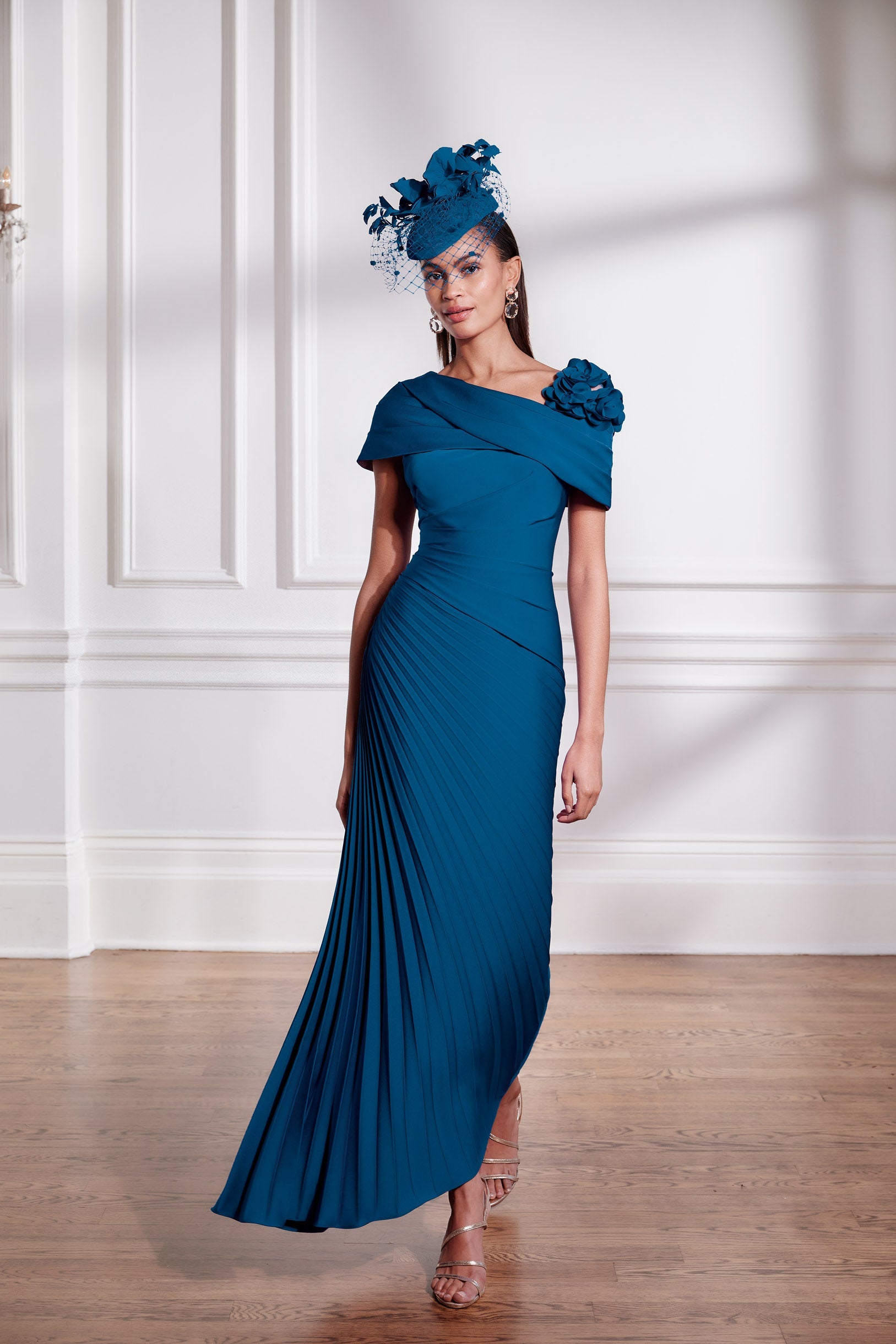John Charles 66703 Teal Dress Dress – Sean Rayment