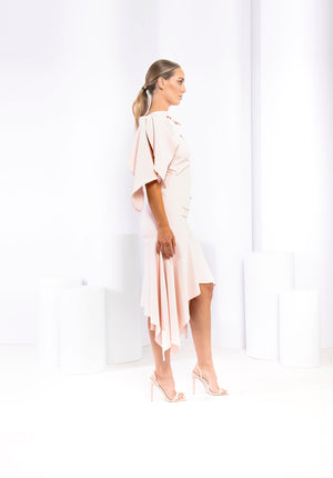 Kevan Jon - Addison Asym - Ice Pink