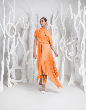 Kevan Jon Mila Orange Dress