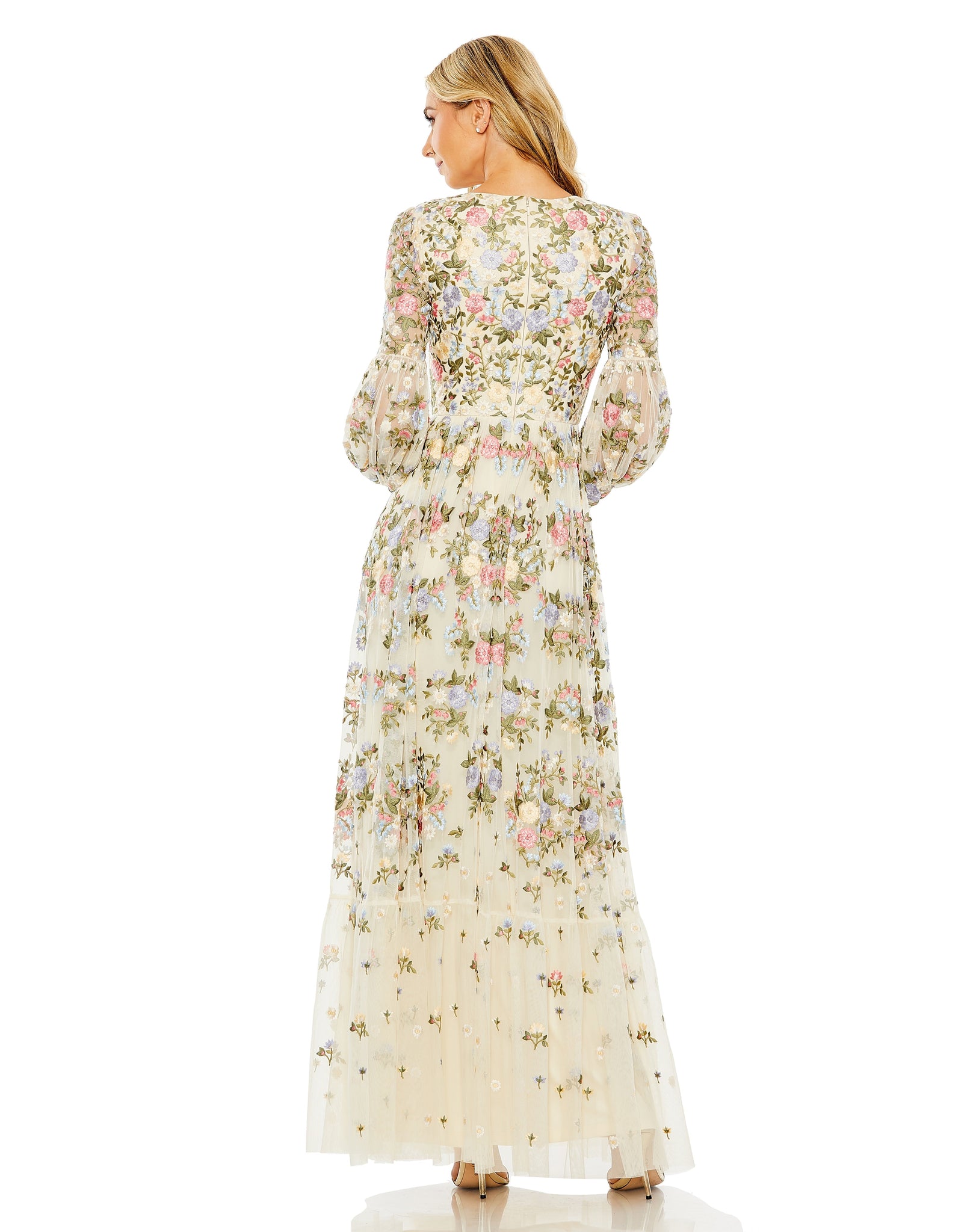 Mac Duggal 35161 Ivory Multi