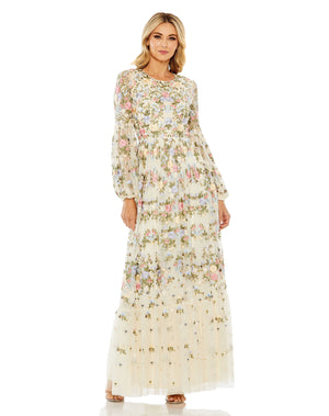 Mac Duggal 35161 Ivory Multi