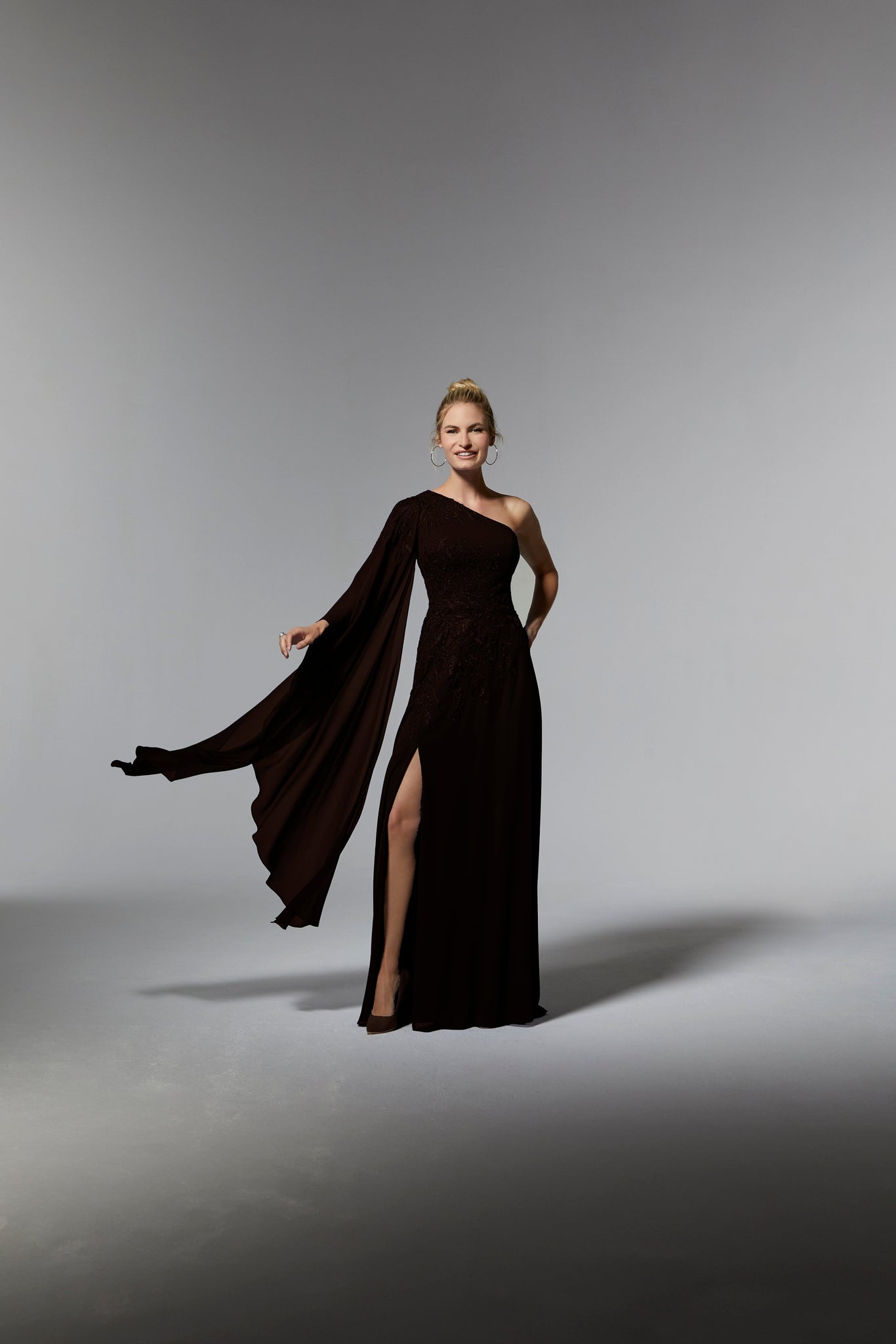MGNY Collection by Mori Lee 72904 Black