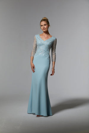 MGNY Collection by Mori Lee 72916 Blue