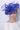 Woman wearing Nigel Rayment Hat - Style 44 - Royal, suitable for weddings and special occasions
