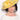 Woman wearing Nigel Rayment Hatinator - Style 39 - Yellow, suitable for weddings and special occasions