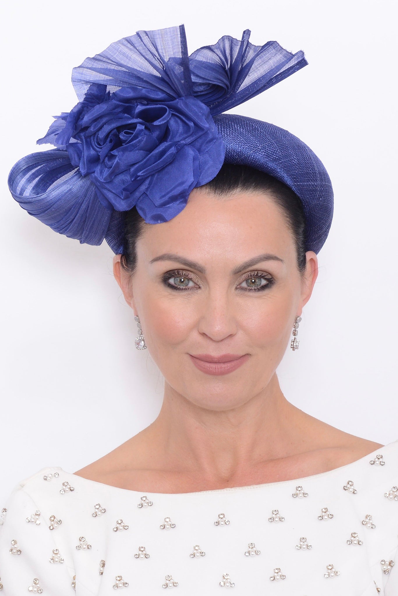 Woman wearing Max & Ellie ML25-BF4 Royal, suitable for weddings and special occasions