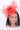 Snoxell Gwyther Hat 2045 - Red, suitable for weddings and special occasions