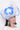 Snoxell Gwyther Hat 2313 - White/Blue, suitable for weddings and special occasions