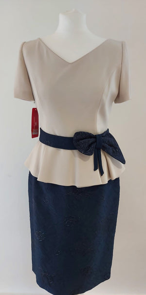 Teresa Ripoll 3552 Champagne/Navy-Dress