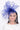 The Niche Collection Hat 23036 - Royal, suitable for weddings and special occasions