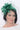 The Niche Collection Hat Style 230043 - Emerald, suitable for weddings and special occasions
