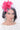 The Niche Collection Hat Style 230043 - Ivory/Lipstick, suitable for weddings and special occasions