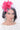 The Niche Collection Hat Style 230043 - Ivory/Lipstick, suitable for weddings and special occasions