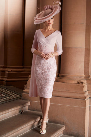 Veni Infantino 991823 - Sorbet v-neck dress-Dress