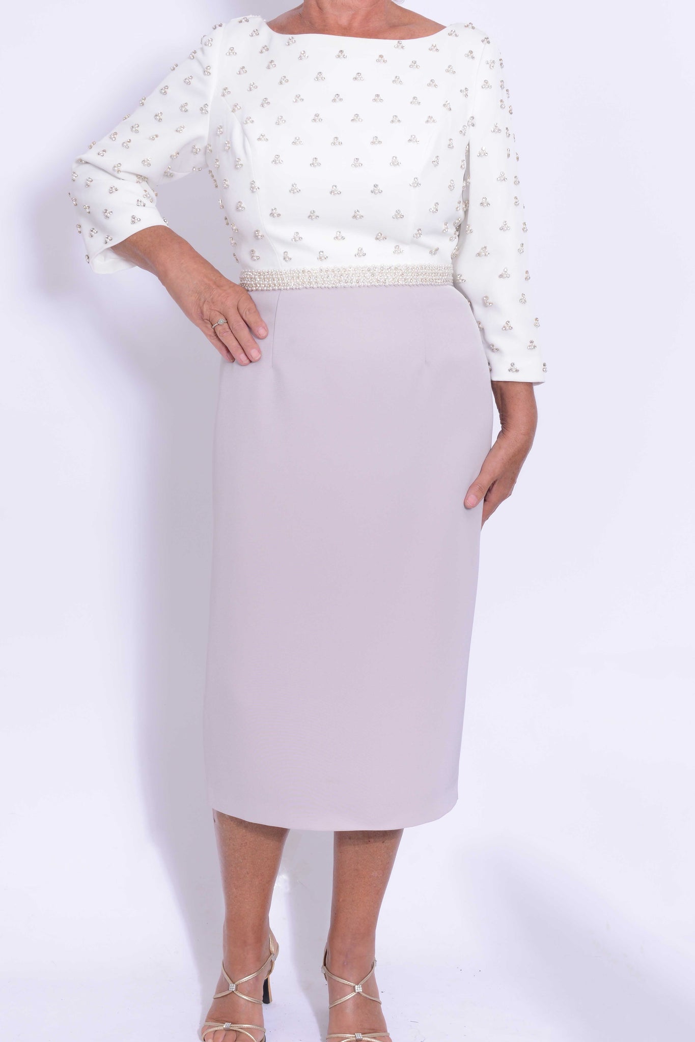 Veni Infantino 991826S Taupe/Ivory