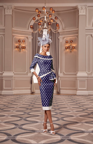 Veni Infantino 992001B Navy/Ivory-Dress