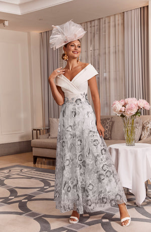 Veni Infantino 992031 Silver/Ivory-A-line Dress